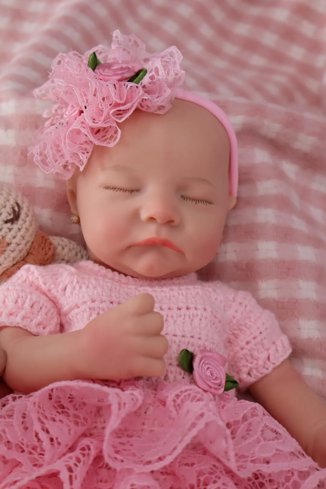 Bebe Reborn Valentina Platino Rosa