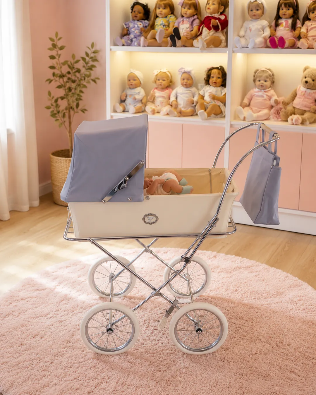 Coche BebeLux Azul Exclusivo