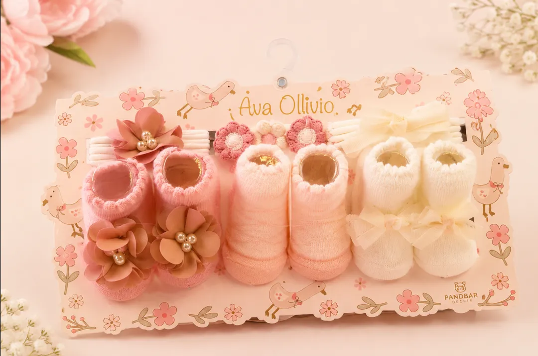 Set MediasY Balacas Floral