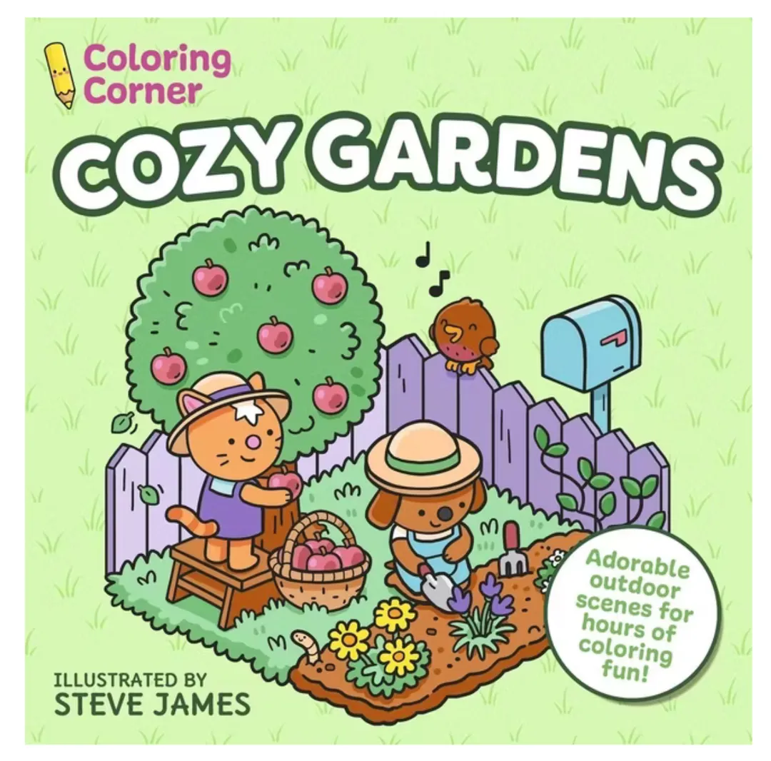 Libro Para Colorear Garden 