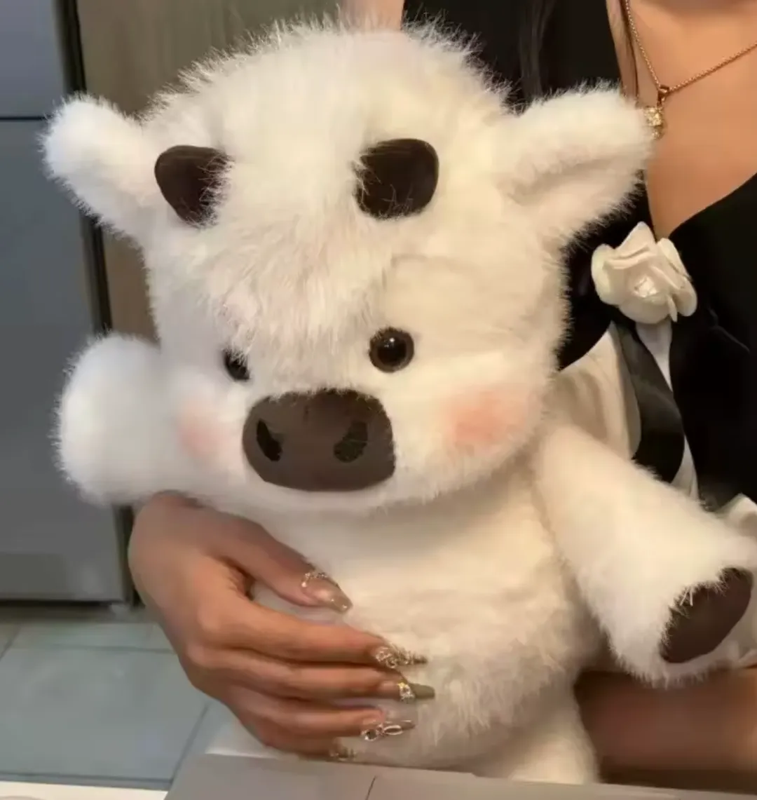 Peluche Torito Que Corre Blanco