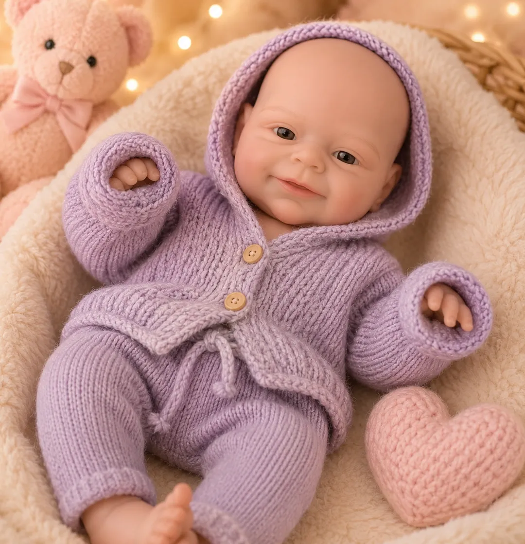 Bebé Reborn Alison Platino 
