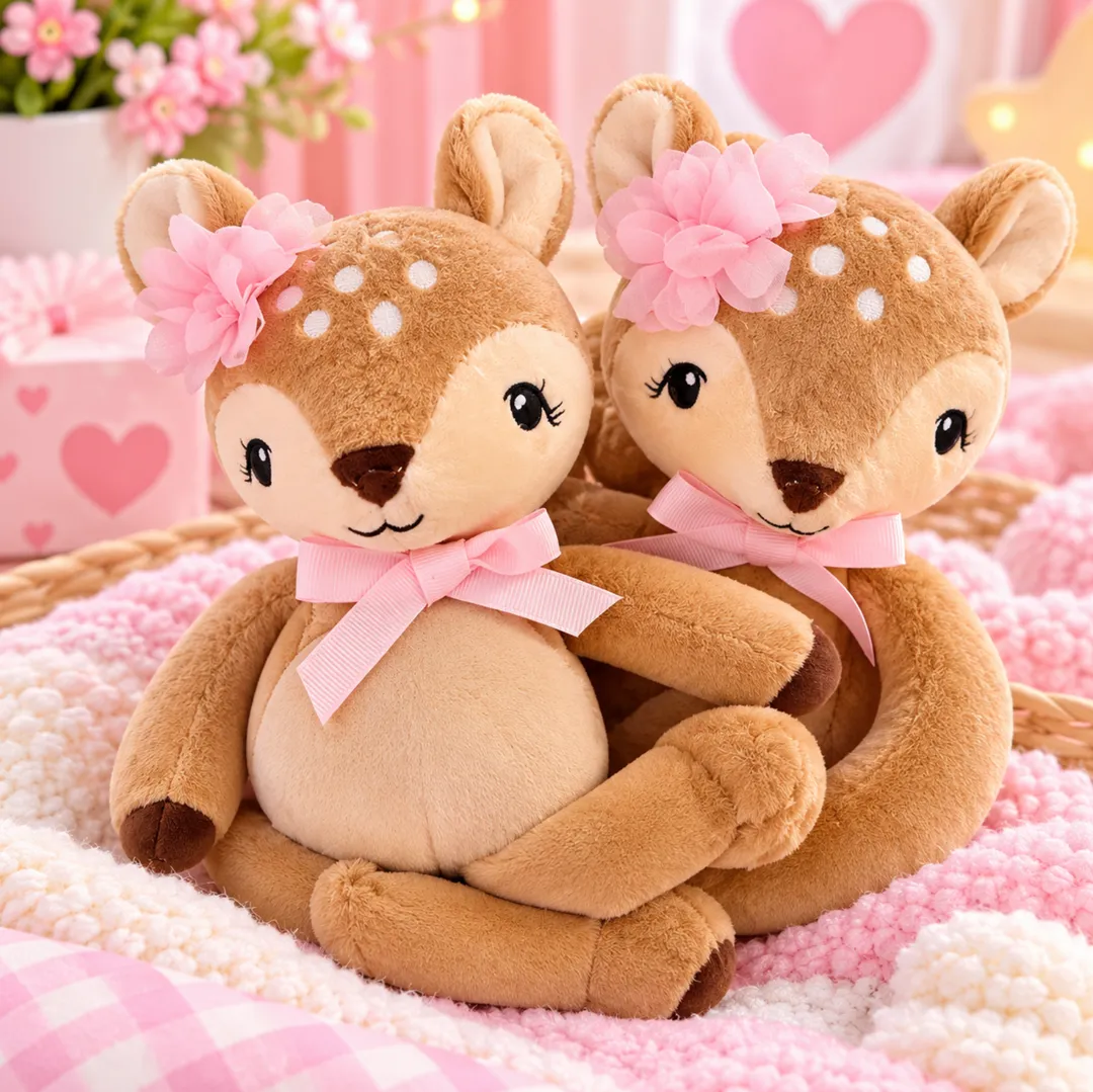 Peluche Y Sonajero Ciervo