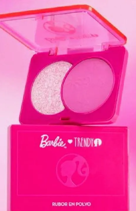 Rubor y iluminador en polvo BARBIE TRENDY