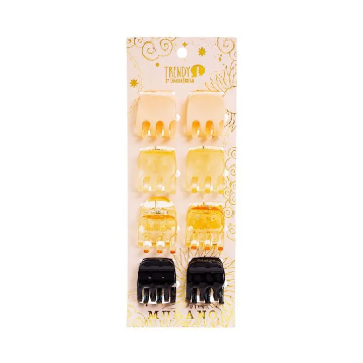 Hair clips X 8 Minni
