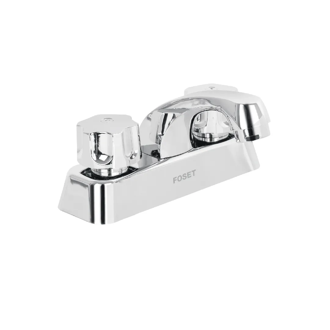 Mezcladora 4" lavabo, ABS, hexagonal, FOSET