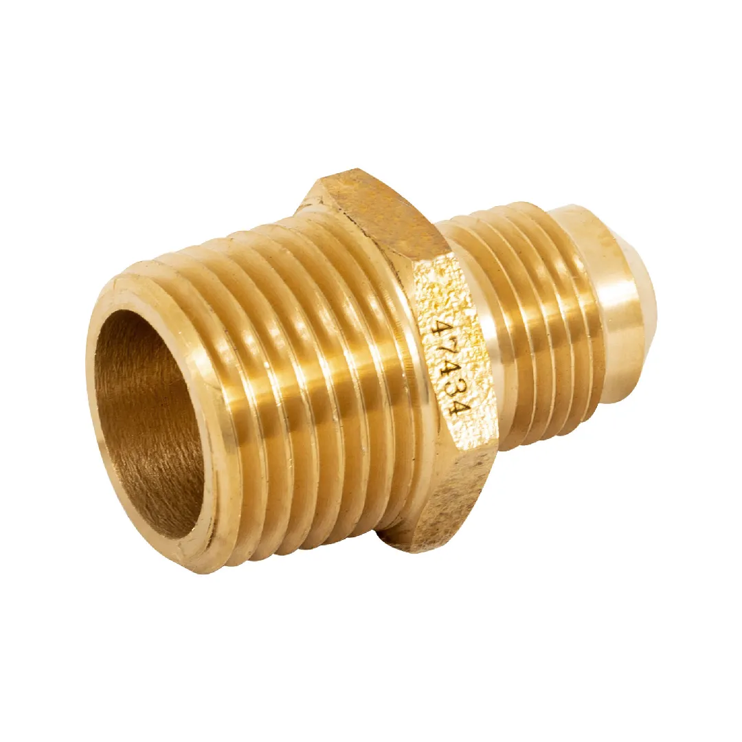 Niple terminal de latón de 3/8" X 1/2" (para boiler), FOSET