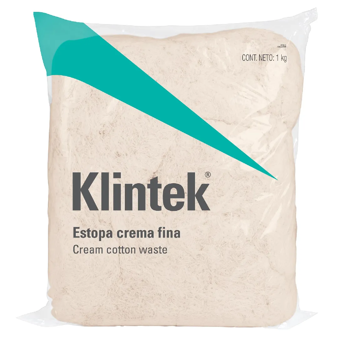 Estopa extra fina (100 g), color crema, KLINTEK