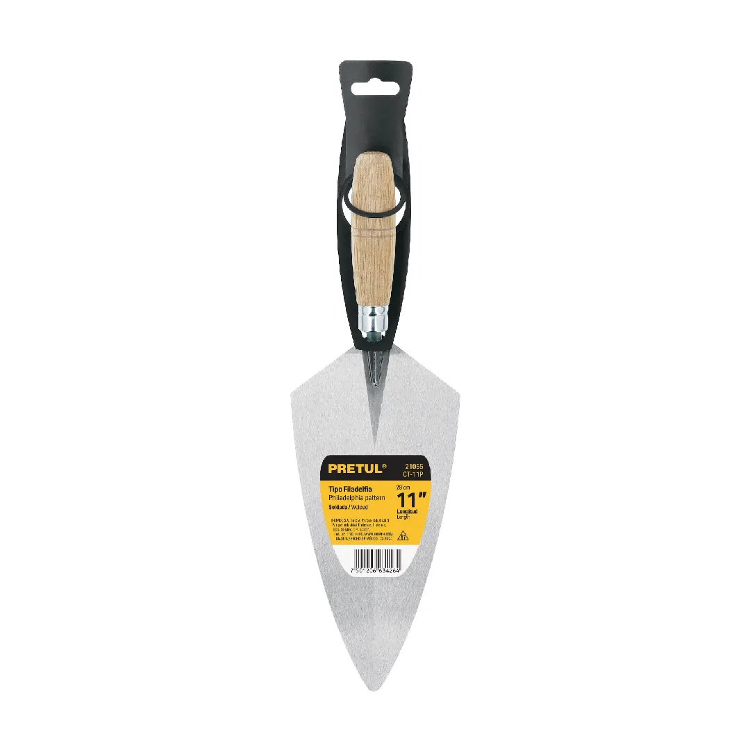 Cuchara para albañil 11" tipo Filadelfia, PRETUL