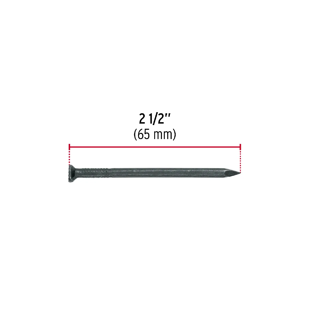 Clavo para concreto, 2-1/2", FIERO