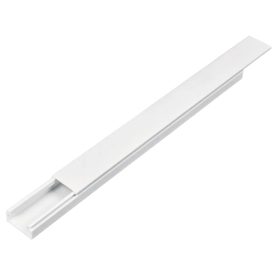Canaleta de 1 vía 10 x 20 mm, con adhesivo, VOLTECK