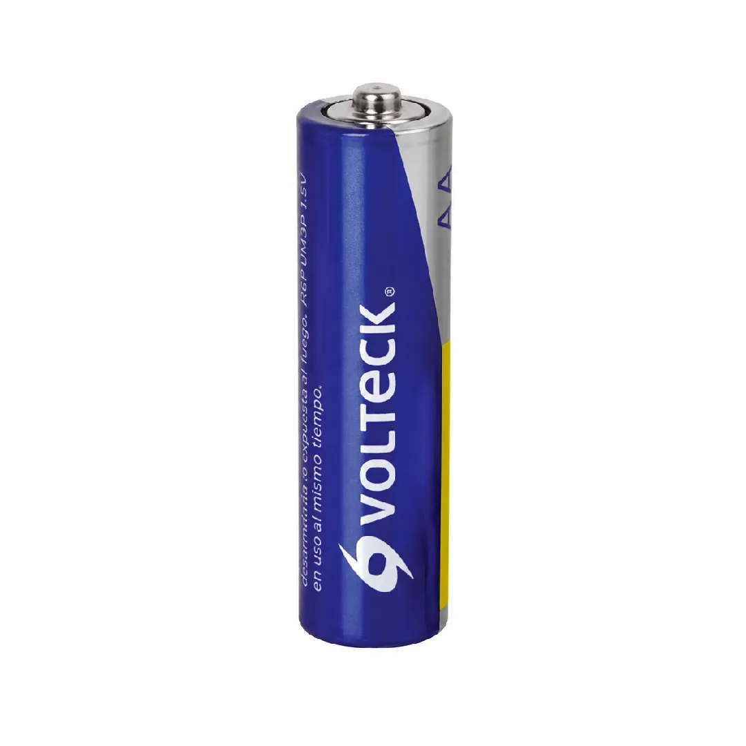 Pila carbón AA, VOLTECK