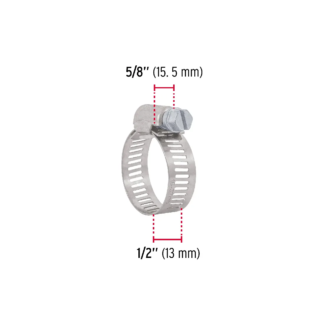 Abrazaderas sin fin #12, 5/8 - 1-1/4", FIERO
