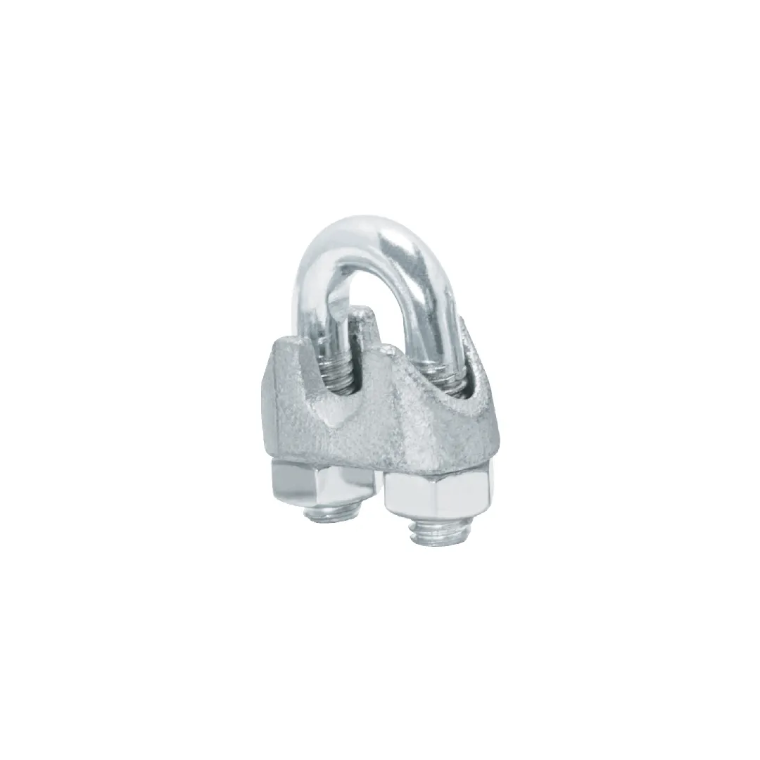 Nudos (perros) de hierro p/cable de 1/4", a granel, FIERO