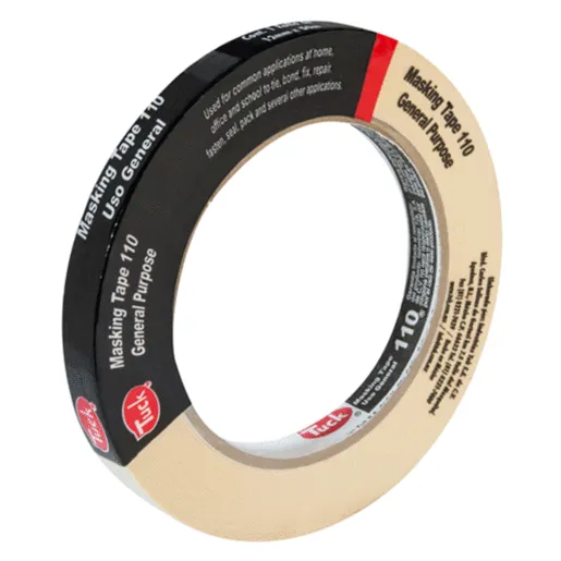 Cinta masking de 12 mm x 50 m (1/2"), TUCK