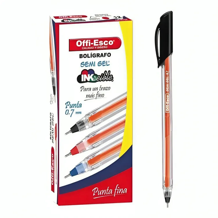 LAPICERO OFFI-ESCO NEGRO X 12