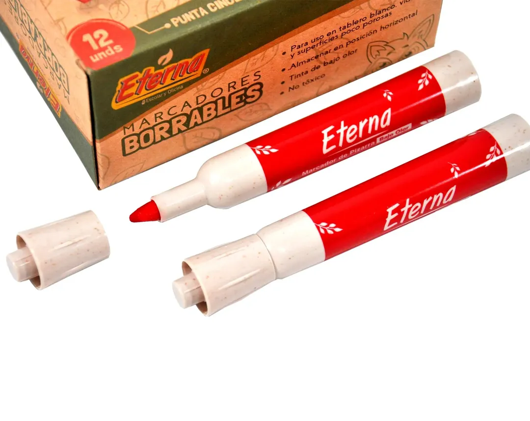 MARCADOR BORRABLE ETERNA ROJO
