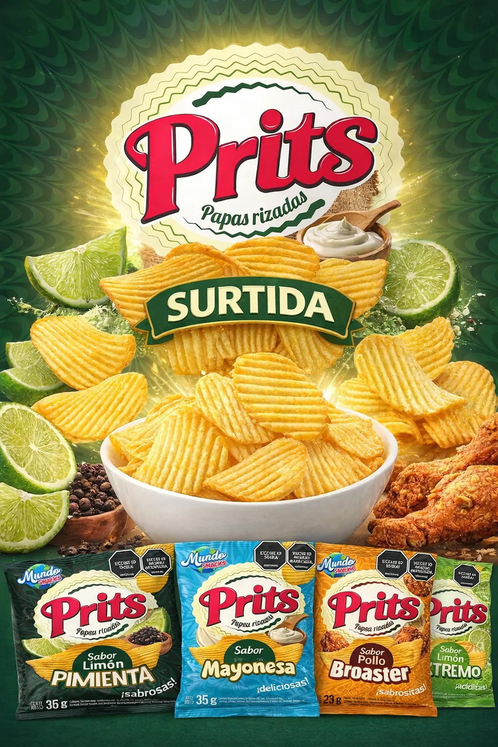 PAPA PRIST SURTIDA X12