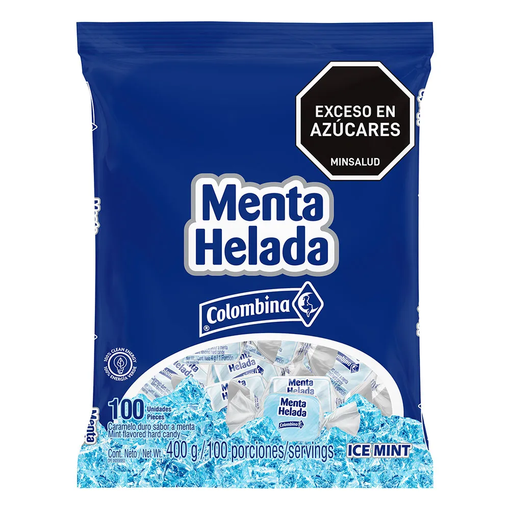 MENTA HELADA COLOMBINA X100