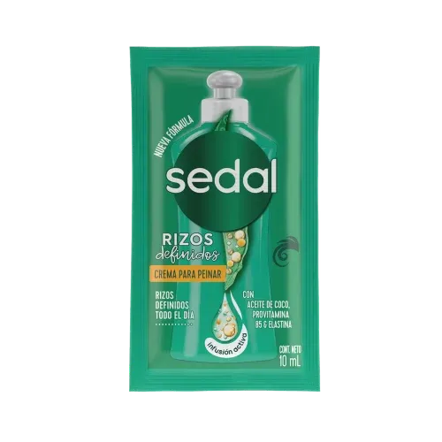 SEDAL CREMA RIZOS (VERDE) X 12