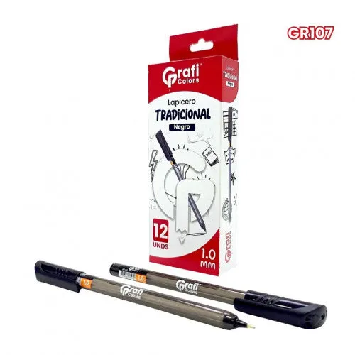 LAPICERO GRAFI NEGROX12