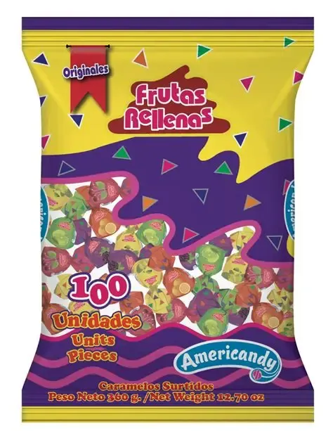FRUTICAS RELLENAS X100