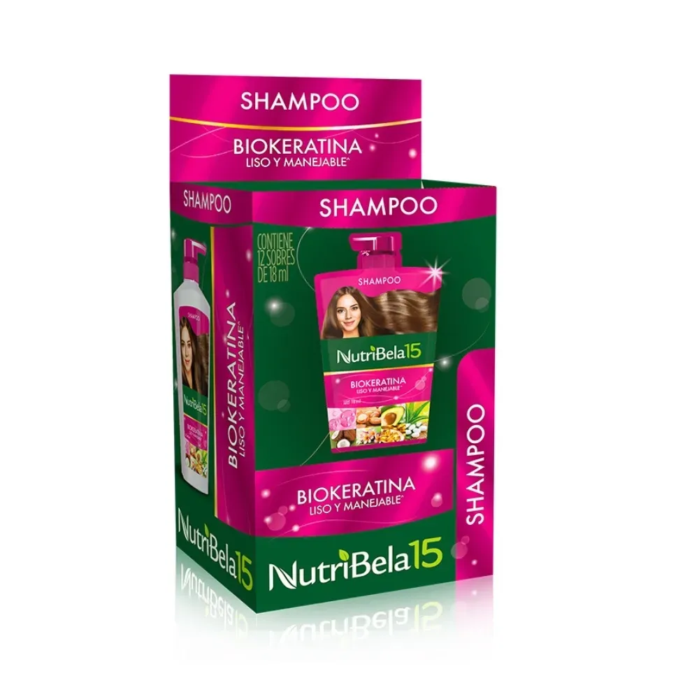 NUTRIBELA SH BIOKERATINA (FUCSIA) X12