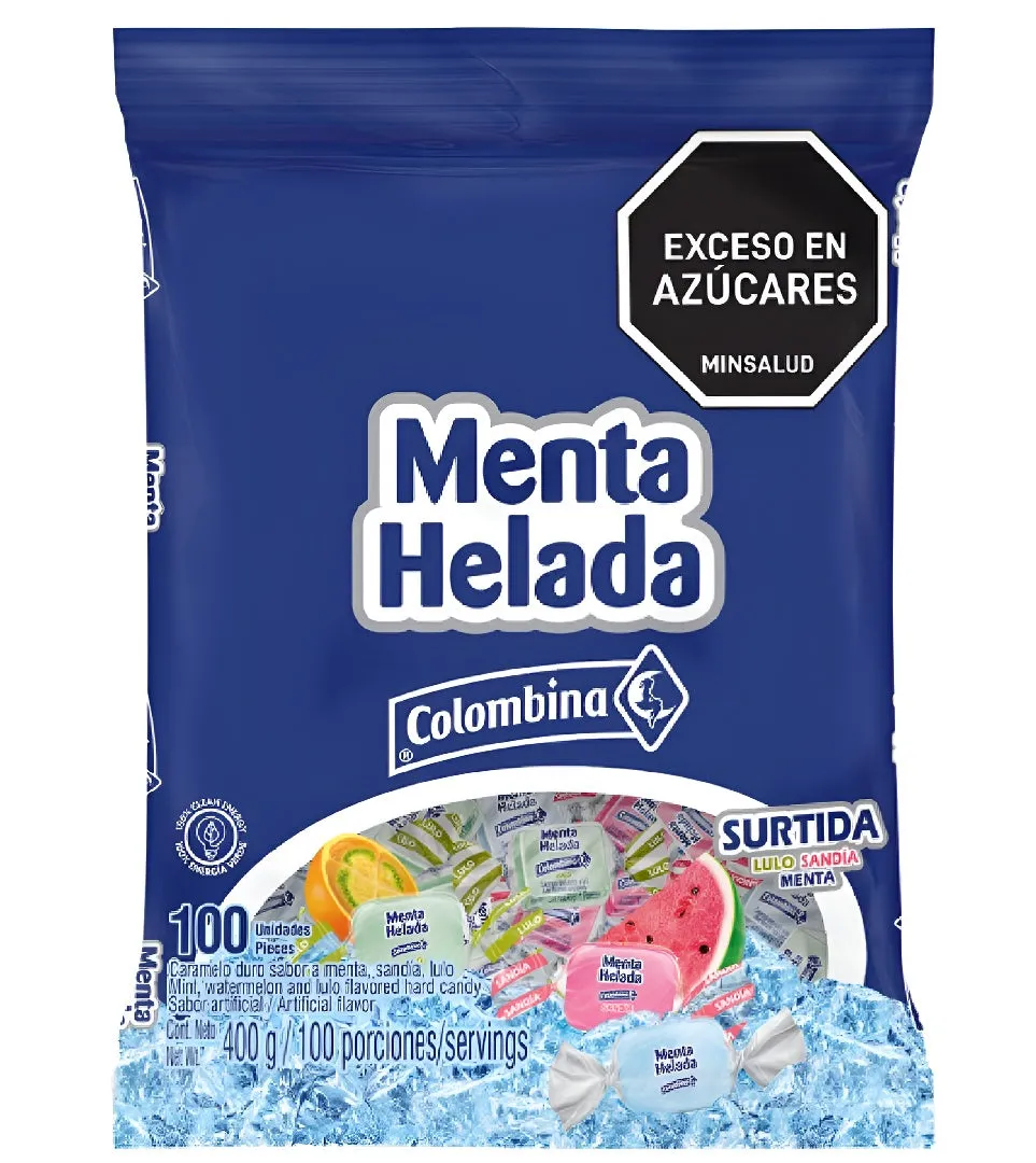 MENTA SURTIDA COLOMBINA X100