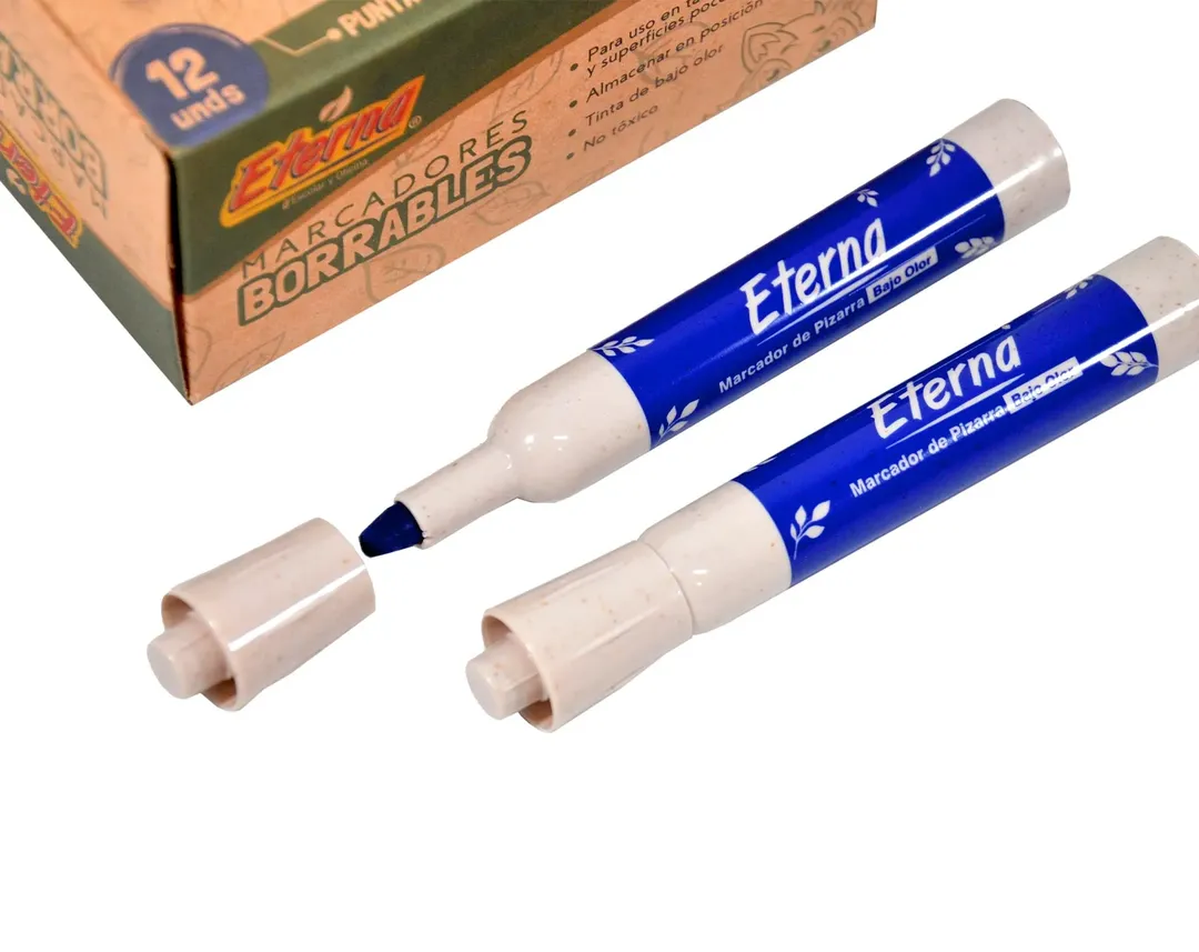 MARCADOR BORRABLE ETERNA AZUL