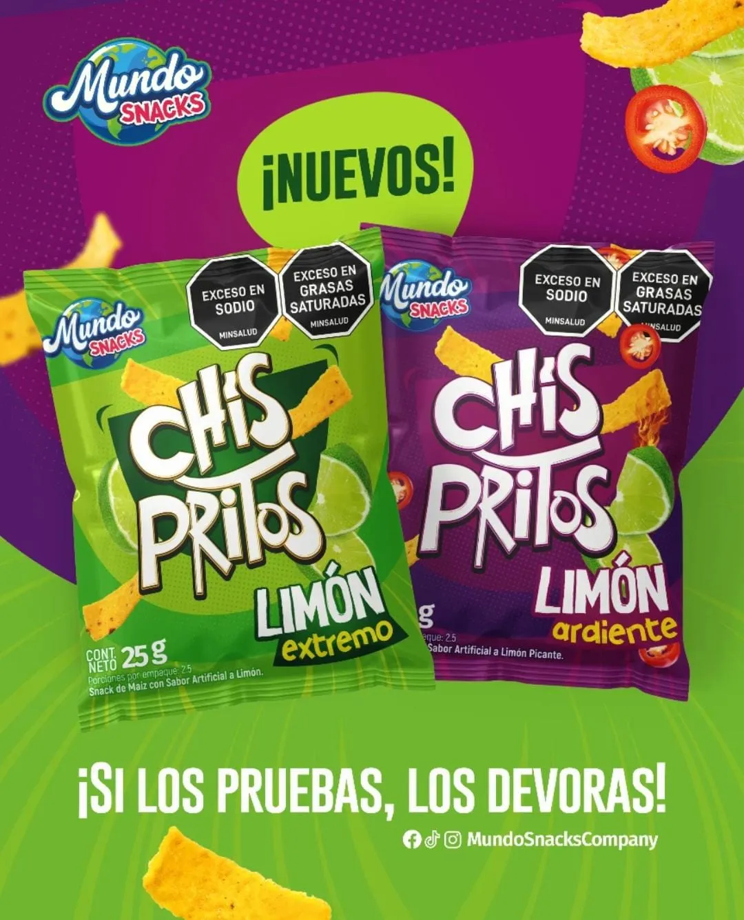CHISPRILOS X 12 MORADOS