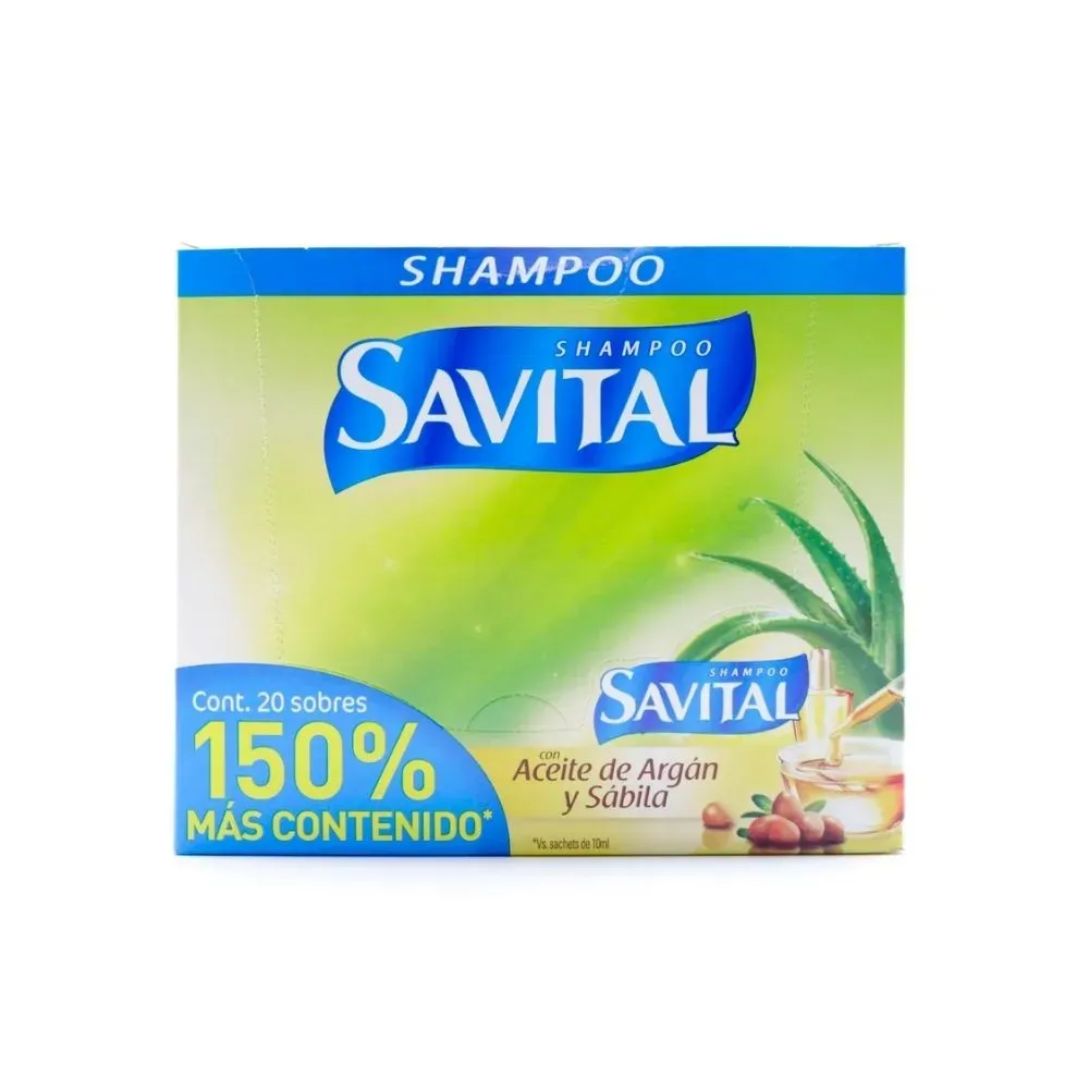 SAVITAL SHAMP ARGAN X20