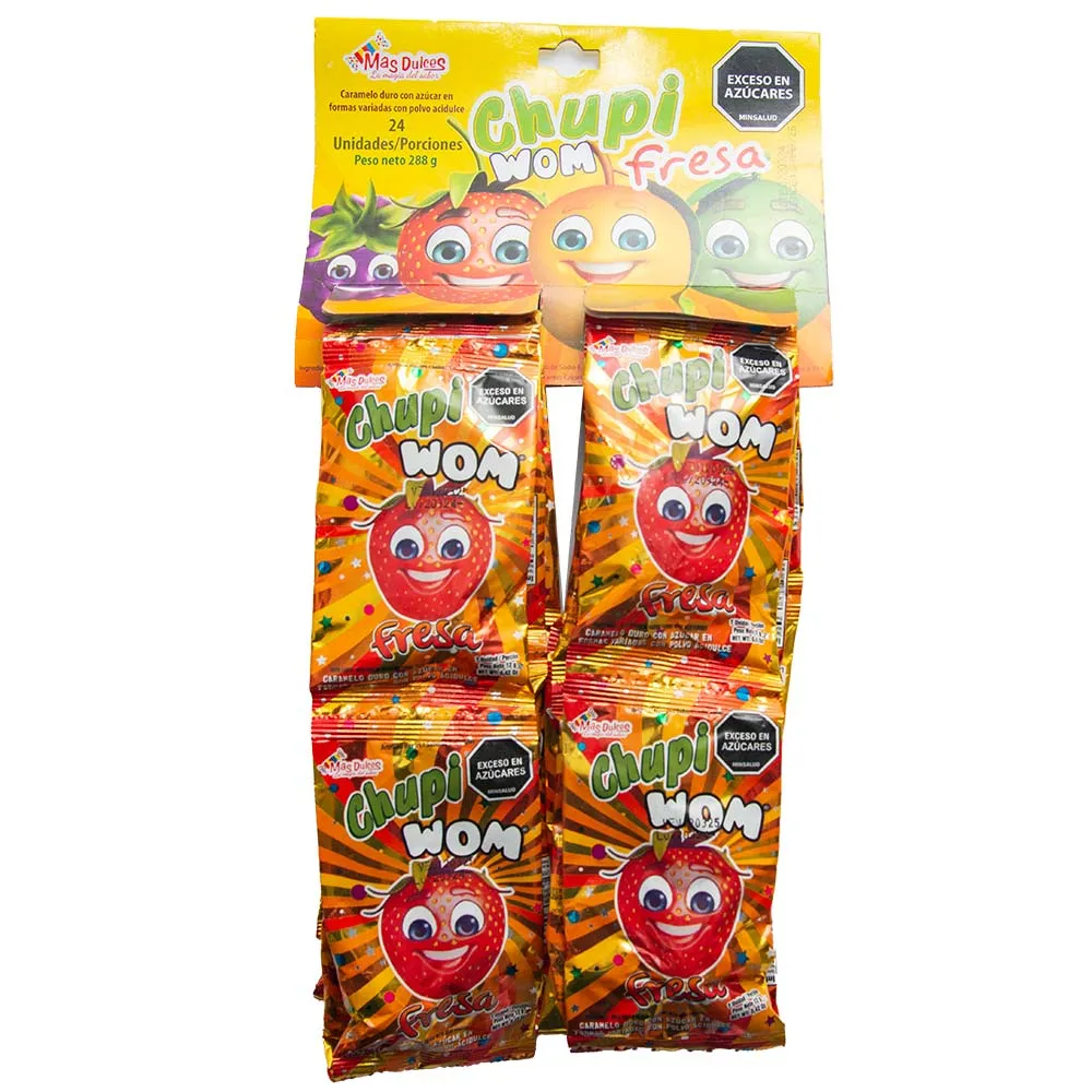 CHUPIWOM FRESA X24