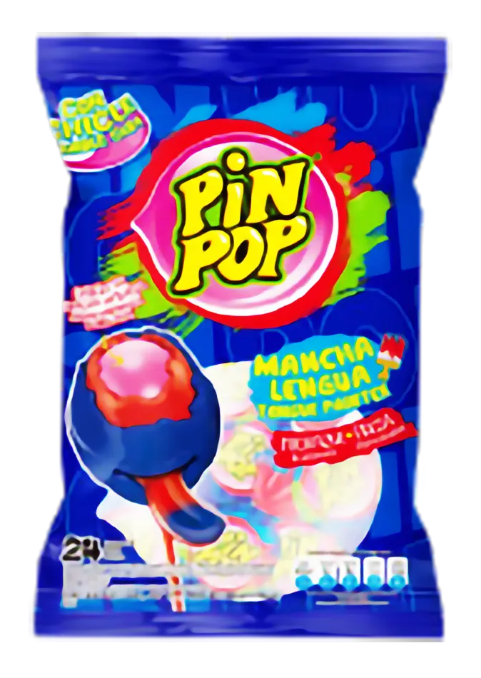 PIN POP PINTA LENGUA X24