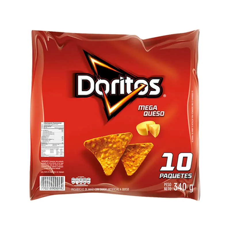 DORITO MEGA QUESO FRITO LAY X10