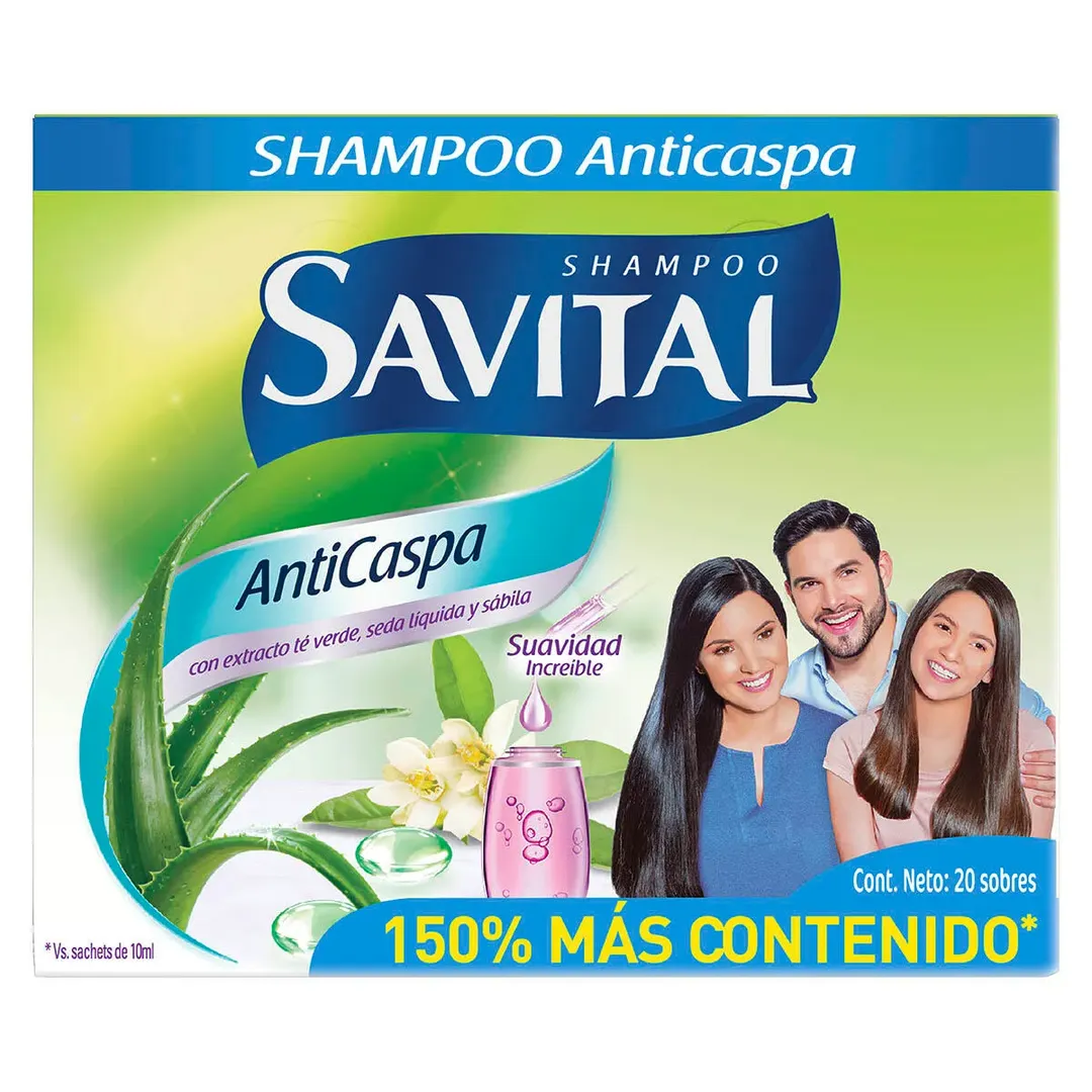 SAVITAL SHAMP ANTICASPA X20