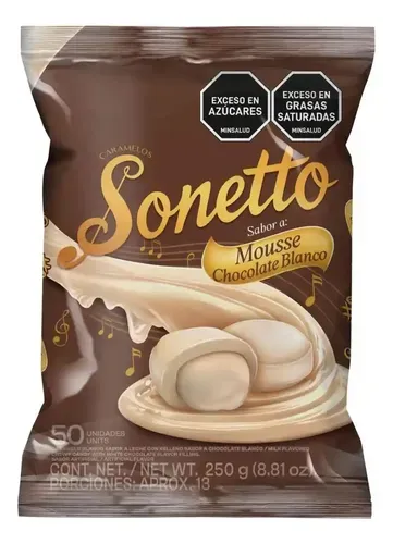 SONETTO CHOCOLETE X 100