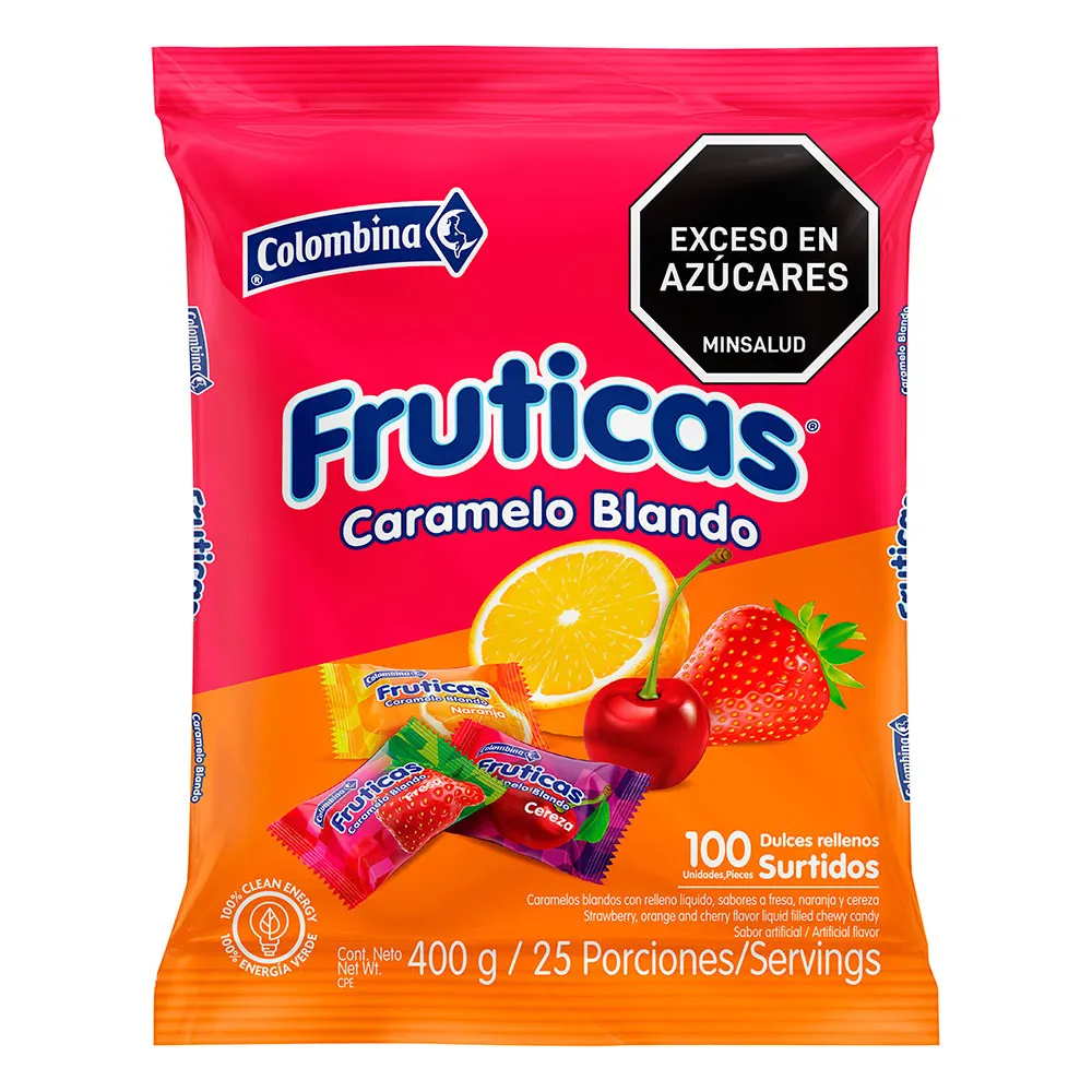 FRUTICAS CARAMELO BLANDO X100