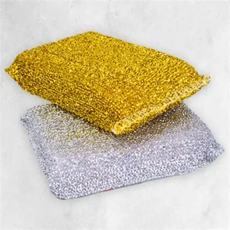 ESPONJA ORO PLATA X12