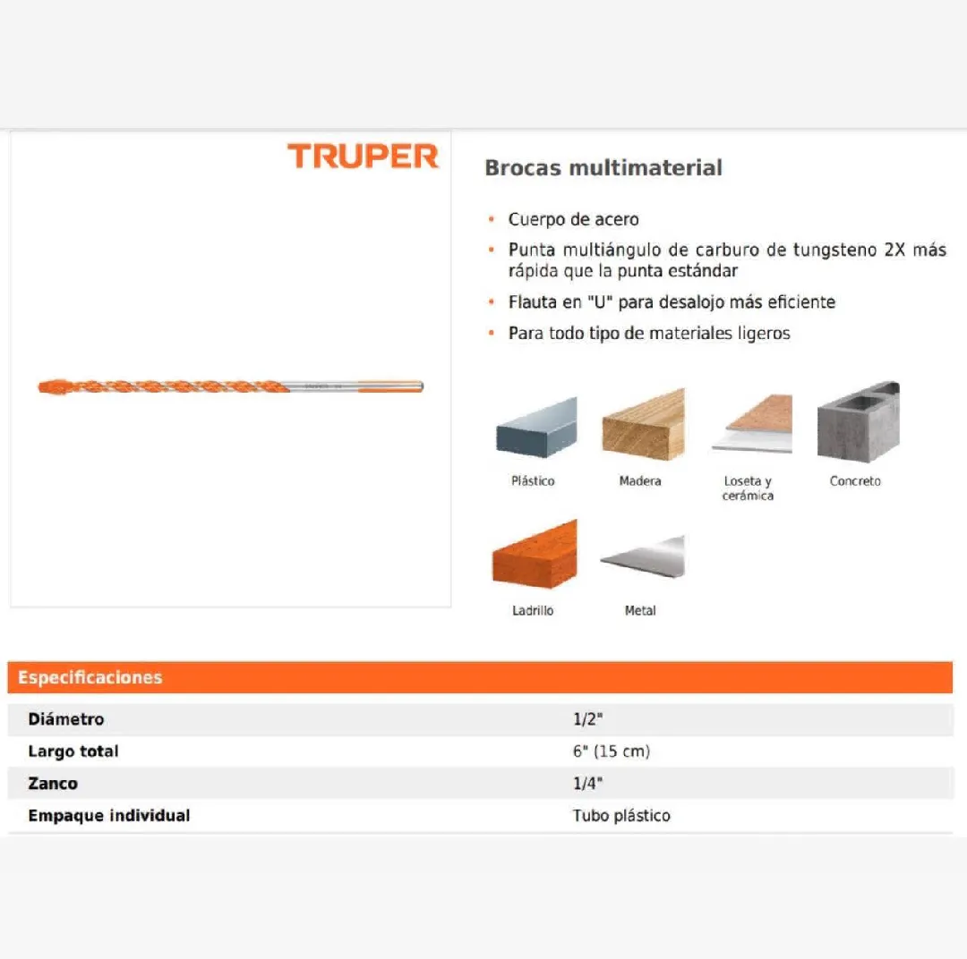 BROCA MULTIMATERIAL 1/4