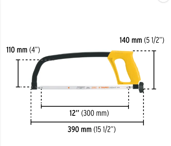 Arco 12" de solera para segueta, PRETUL