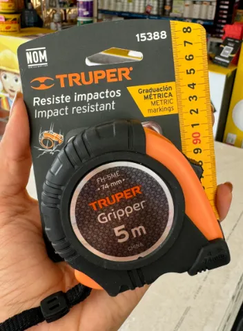 FLEXOMETRO RESISTENTE A IMPACTOS 5M TRUPER
