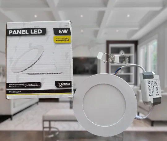 PANEL LED 6W EMPOTRAR