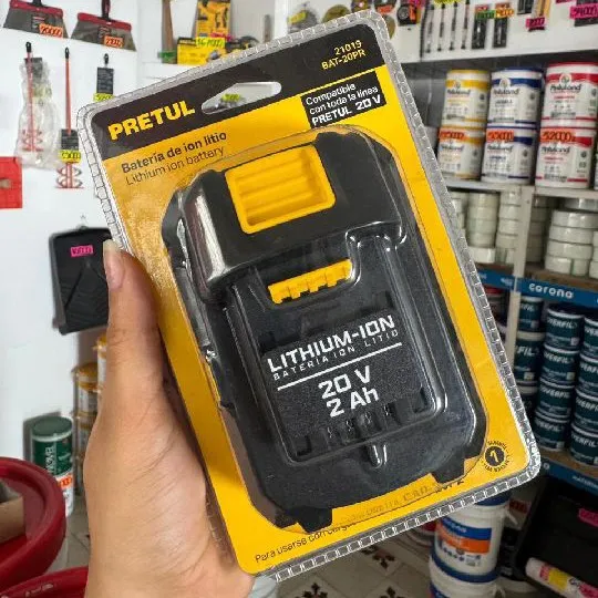 BATERIA ION LITIO 20V PRETUL