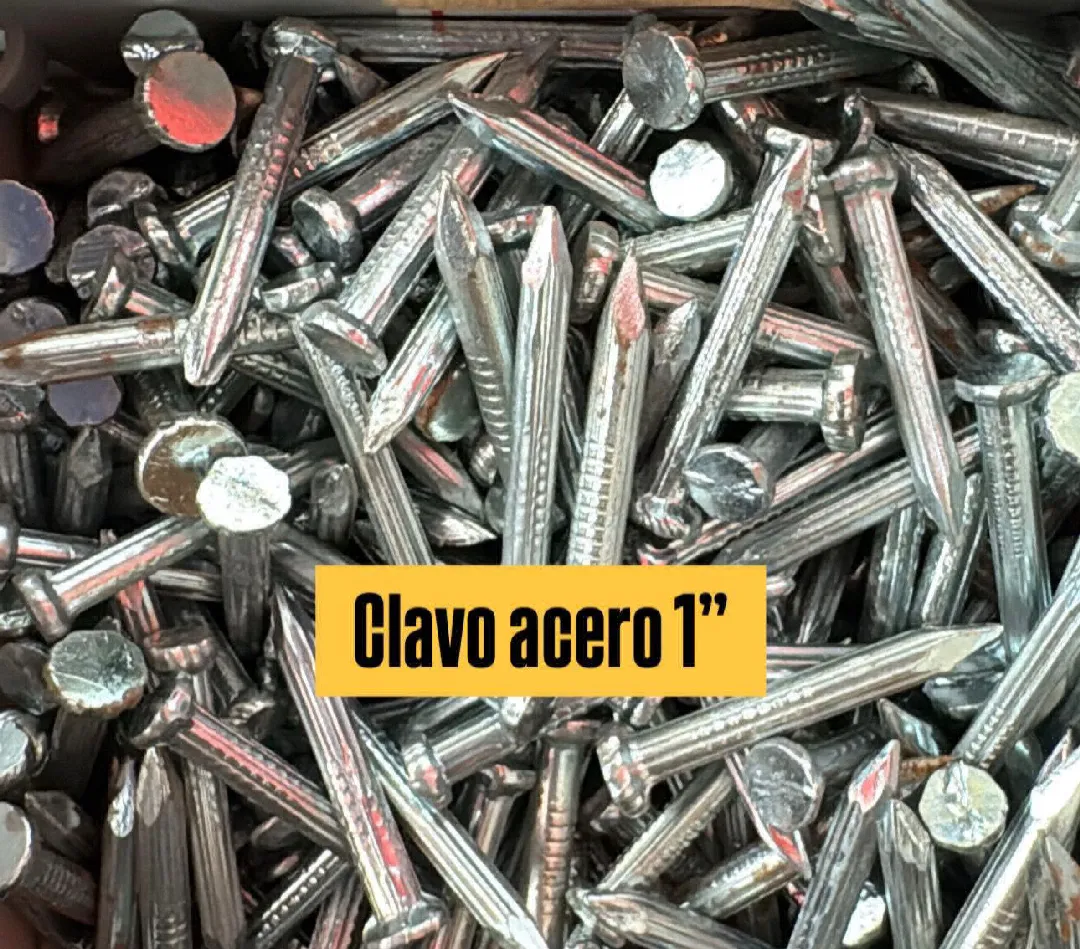 Clavo acero 1"