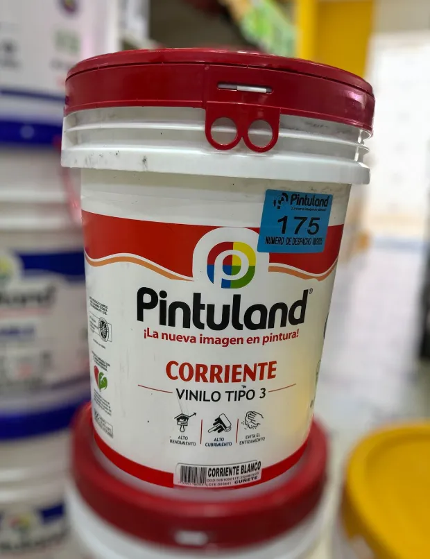 PINTULAND CUÑETE PINTURA CORRIENTE T3 (CIELO RASO) BLANCO