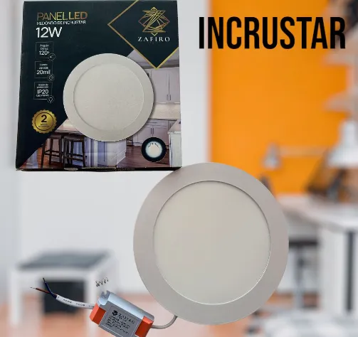 PANEL LED 12W EMPOTRAR