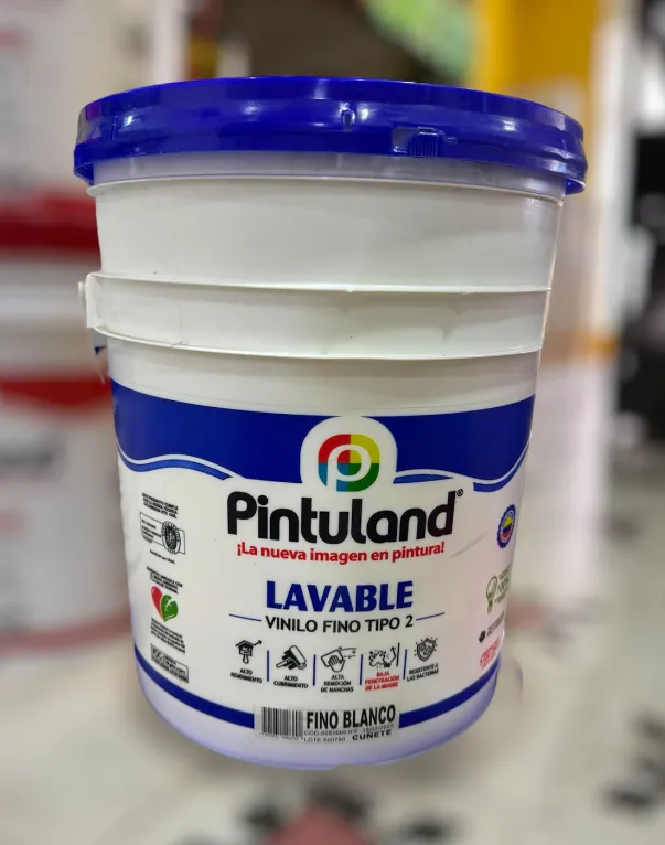 PINTULAND CUÑETE PINTURA LAVABLE T2 (INTERIOR) BLANCO