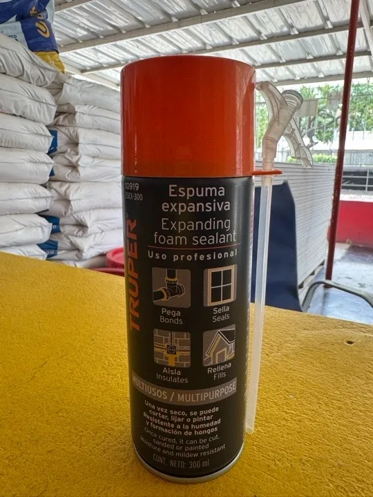 ESPUMA EXPANSIVA DE POLIURETANO 300ml
