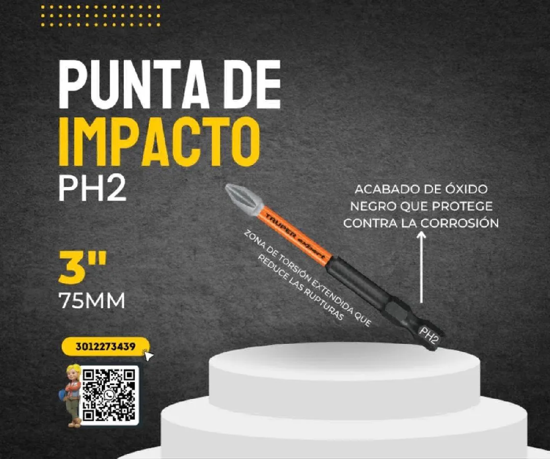 PUNTA IMPACTO 3" TUPER
