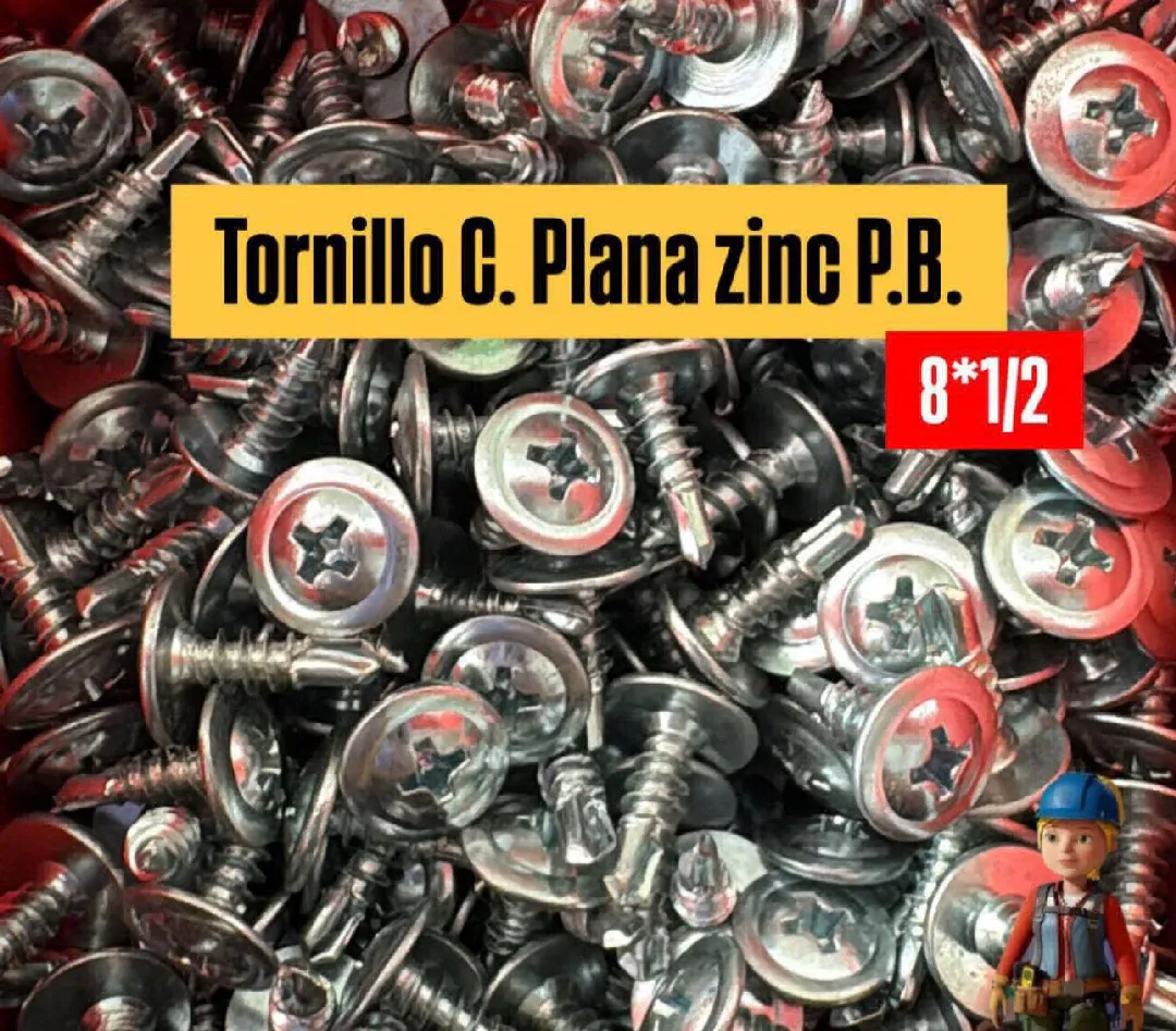 Tornillo Autoperforante 8*1/2 P.B.